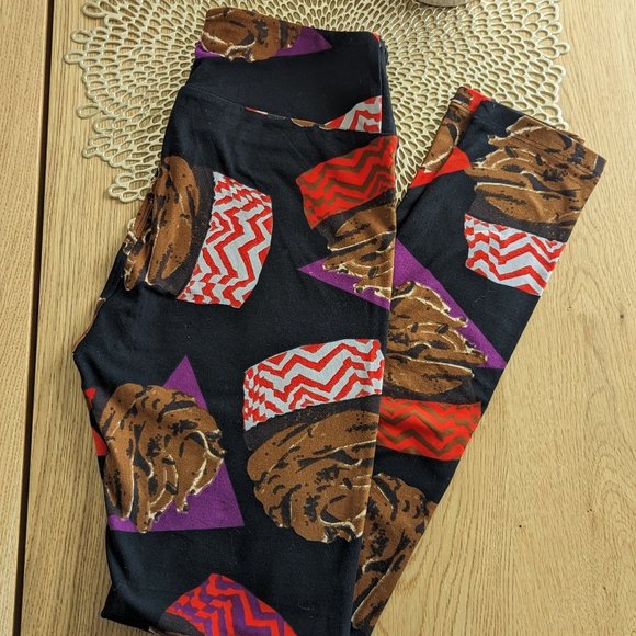 Lularoe One Size Cupcake Leggings - Picture 1 of 4